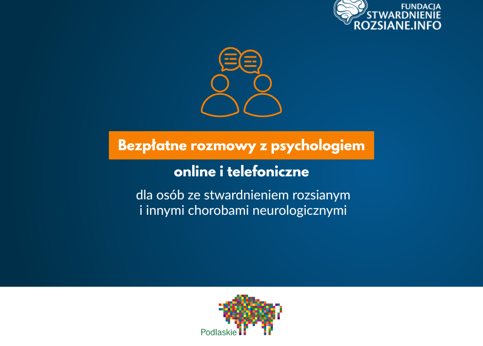 Wsparcie psychologiczne dla osób z chorobami neurologicznymi z województwa podlaskiego